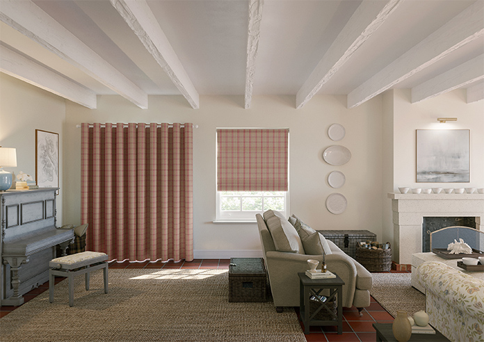 Applecross, Cranberry - Made to Measure Curtains - Image 14